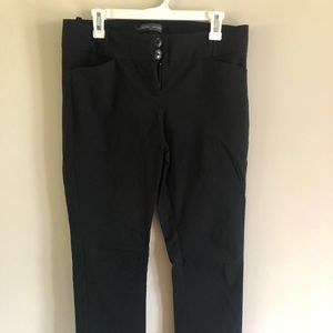 “Exact stretch” black dress pants